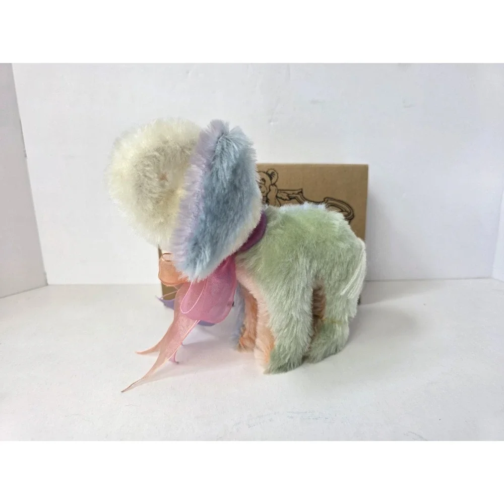 Jaymar Creations Trixie elephant w/ box and tags mohair colorful